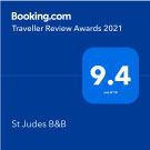 Booking.com 9.4 rating badge